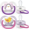 PHILIPS AVENT Philips AVENT Šidítko Ultra air Zvířátko 0-6m dívka, 2 ks