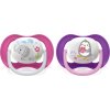 PHILIPS AVENT Philips AVENT Šidítko Ultra air Zvířátko 6-18m dívka, 2 ks