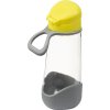 b.box Sport lahev na pití 600 ml - žlutá/šedá