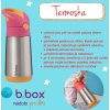 b.box Termoska na pití s brčkem 350 ml - modrá/šedá