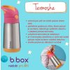b.box Termoska na pití s brčkem 350 ml - růžová/oranžová