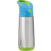 b.box Termoska na pití s brčkem 500 ml - modrá/zelená