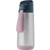 b.box Termoska na pití sport 500 ml - indigo/růžová
