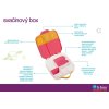 b.box Svačinový box velký - modrý/zelený