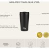 citron cestovni termohrnek 370 ml black