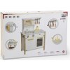 tryco drevena kuchynka white gold