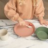citron sada talirku z bio materialu 4ks ruzova kremova