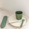 citron sada hrnecku z bio materialu 4ks zelena kremova