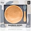 citron bambusova miska s prisavkou dusty blue