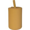tryco silikonovy poharek s brckem honey gold