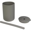 tryco silikonovy poharek s brckem olive gray