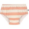LÄSSIG SPLASH LÄSSIG Swim Diaper 2023 Girls block stripes milky/peach 07-12 mon. (Varianta Swim Diaper Boys block stripes milky/blue 07-12 mon.)