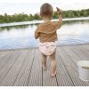 LÄSSIG SPLASH LÄSSIG Swim Diaper 2023 Girls block stripes milky/peach 07-12 mon. (Varianta Swim Diaper Boys block stripes milky/blue 07-12 mon.)