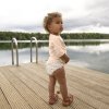 LÄSSIG SPLASH LÄSSIG Swim Diaper 2023 Girls block stripes milky/peach 07-12 mon. (Varianta Swim Diaper Boys block stripes milky/blue 07-12 mon.)