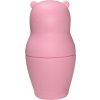 label label silikonova matrioska medvidek pink
