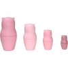 label label silikonova matrioska medvidek pink