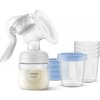 PHILIPS AVENT Philips AVENT Odsávačka mateřského mléka manuální + VIA 180 ml 5 ks