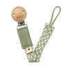 BIBS Paci Braid klip na cumlik SageIvory