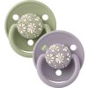 BIBSxLIBERTY DeLux cumliky zo silikonu 2ks FossilGrey Sage