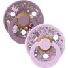 BIBSxLIBERTY Colour cumliky z prirodneho kaucuku 2ks VioletSky Mauve