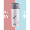 ZOPA Termoska na tekutiny se silikonovým držákem 400 ml (Varianta Dino)