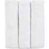 PETITEMARS PETITE&MARS Sada plenek bambusová mušelínová 3ks Moussy Total White, 68 x 68 cm