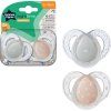 TOMMEE TIPPEE Šidítko silikon  6-18m, 2ks (Varianta Night)