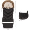 ZOPA Zimní fusak Fluffy Combi (Varianta Foggy Grey)