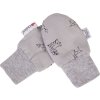 Little Angel rukavice podšité kojenecké Outlast® - šedá pes/pruh bílošedý melír