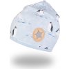 Little Angel Čepice podšitá Outlast® - tučňáci/sv.modrá (Velikost 3 | 42-44 cm)