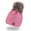 Little Angel set pletená čepice s BAMBULÍ a nákrčník Outlast ® - levandulová (Velikost 5 | 49-53 cm)