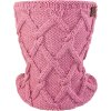 Little Angel set pletená čepice s BAMBULÍ a nákrčník Outlast ® - levandulová (Velikost 5 | 49-53 cm)