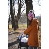 Little Angel set pletená čepice s BAMBULÍ a nákrčník Outlast ® - levandulová (Velikost 5 | 49-53 cm)