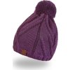 Little Angel Čepice pletená bambule Outlast ® - fialová (Velikost 5 | 49-53 cm)