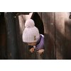 Little Angel Čepice pletená bambule knoflíky Outlast ® - černá (Velikost 3 | 42-44 cm)
