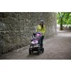 Little Angel Čepice pletená bambule knoflíky Outlast ® - černá (Velikost 3 | 42-44 cm)