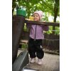 Little Angel Čepice pletená bambule knoflíky Outlast ® - sv.zelená (Velikost 3 | 42-44 cm)