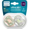 PHILIPS AVENT Philips AVENT Šidítko Ultra air Obrázek 6-18m chlapec (moře), 2ks