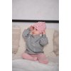 Little Angel Čepice smyk natahovací TISK Outlast ® - sv.starorůžová myšky