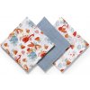 BABYONO BABYONO Plenky mušelínové Super soft 3 ks - modrá