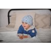 Little Angel Čepice smyk natahovací TISK Outlast ® - sv.ledově modrá myšky