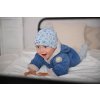Little Angel Čepice smyk natahovací TISK Outlast ® - sv.ledově modrá myšky