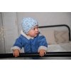 Little Angel Čepice smyk natahovací TISK Outlast ® - sv.ledově modrá myšky