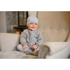 Little Angel Čepice smyk natahovací TISK Outlast ® - sv.ledově modrá myšky