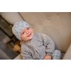 Little Angel Čepice smyk natahovací TISK Outlast ® - sv.ledově modrá myšky