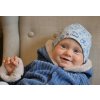 Little Angel Čepice smyk natahovací TISK Outlast ® - sv.ledově modrá myšky