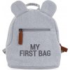 Childhome Dětský batoh My First Bag Canvas Grey