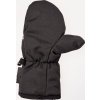 Little Angel rukavice s palcem softshell STRETCH Outlast® - černá-výšivka šedá (Velikost 1)