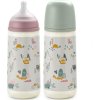 SUAVINEX | Kojenecká láhev 360 ml L Walk - růžová (Varianta SUAVINEX | Kojenecká láhev 360 ml L Walk - růžová)