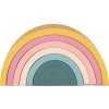 PETITEMARS PETITE&MARS Hračka silikonová skládací Rainbow Intense Ochre 12m+